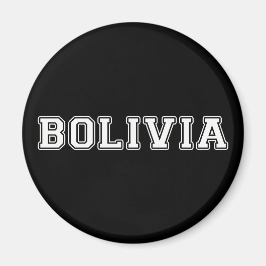 Bolivia Magneet (Voorkant)