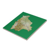 Bolivia Map Tile Tegeltje (Zijkant)