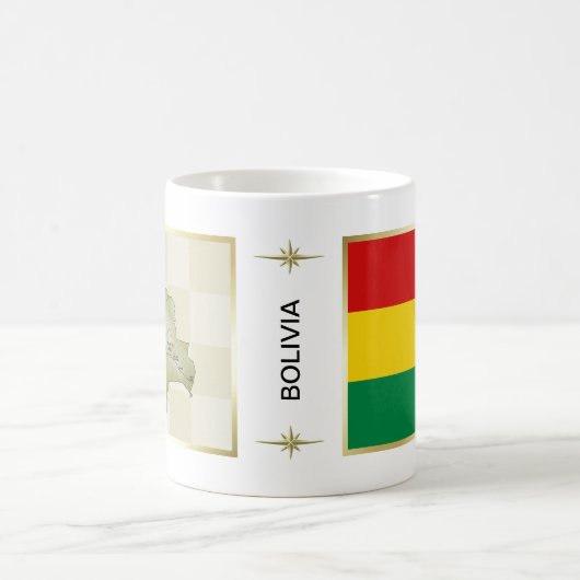 Bolivia Markering + Kaart Mok (Center)