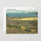  Bolivia, meer van Titicaca Briefkaart (Voorkant / Achterkant)