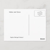  Bolivia, meer van Titicaca Briefkaart (Achterkant)