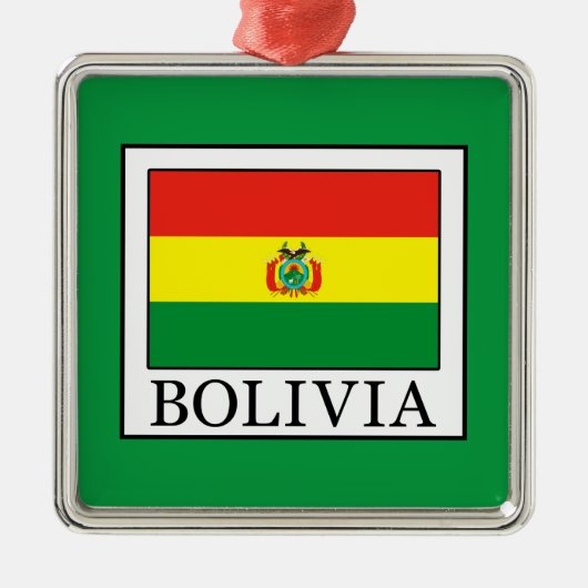 Bolivia Metalen Ornament (Voorkant)