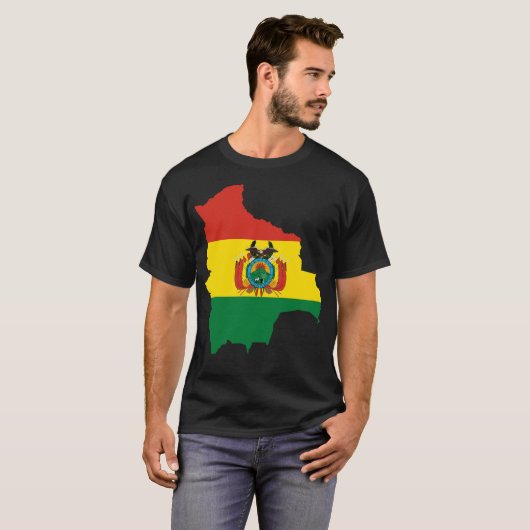 Bolivia Nation T-Shirt (Voorkant volledig)