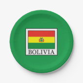 Bolivia Papieren Bordje (Voorkant)
