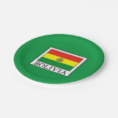 Bolivia Papieren Bordje (Gekanteld)