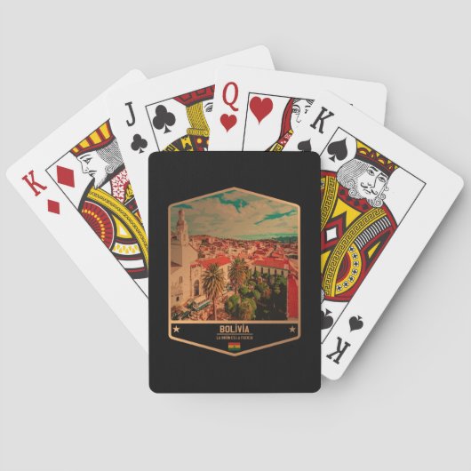 Bolivia Pokerkaarten (Achterkant)