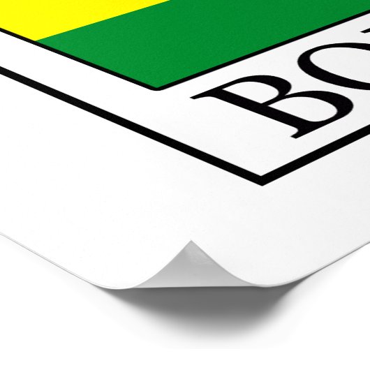 Bolivia Poster (Hoek)