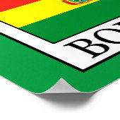 Bolivia Poster (Hoek)