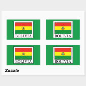 Bolivia Rechthoekige Sticker (Vel)