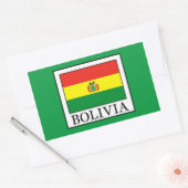 Bolivia Rechthoekige Sticker (Envelop)