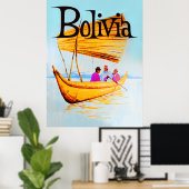 Bolivia reisposter poster (Thuiskantoor)