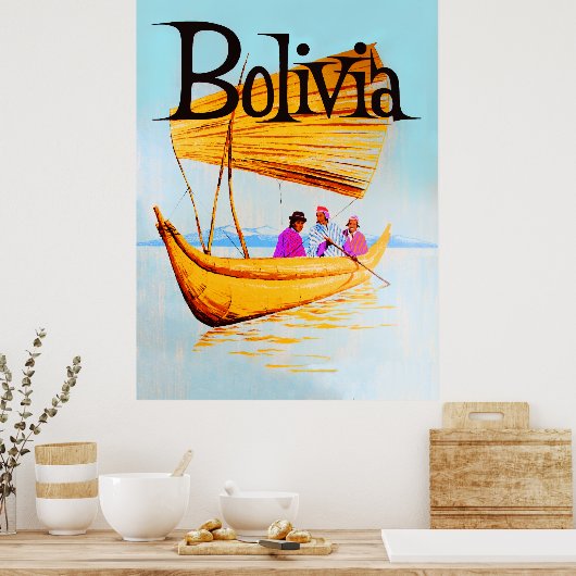 Bolivia reisposter poster (Keuken)