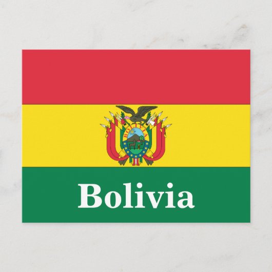  Bolivia Reistoerisme Briefkaart (Voorkant)