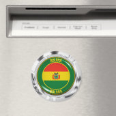 Bolivia Ronde Embleem Magneet (Insitu (Vaatwasser))