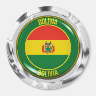 Bolivia Ronde Embleem Magneet