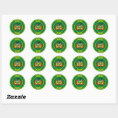 Bolivia Ronde Embleem Sticker (Vel)