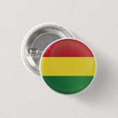 Bolivia Ronde Icon Vlag  Button 3,2 Cm (Voorkant /achterkant)