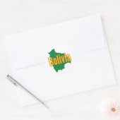 Bolivia Ronde Sticker (Envelop)