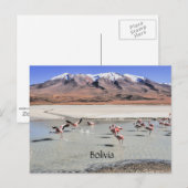 Bolivia schilderachtig landschap briefkaart (Voorkant / Achterkant)