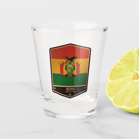 Bolivia Shot Glas (Voorkant)
