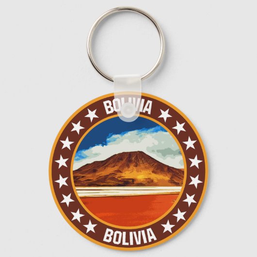 Bolivia Sleutelhanger (Achterkant)