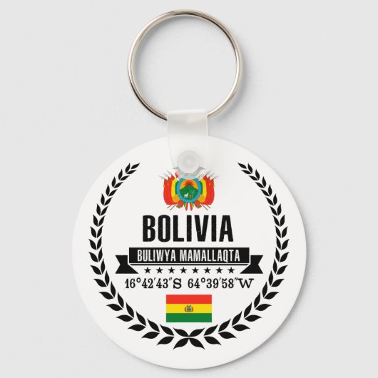 Bolivia Sleutelhanger (Voorkant)