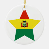 Bolivia ster keramisch ornament (Voorkant)
