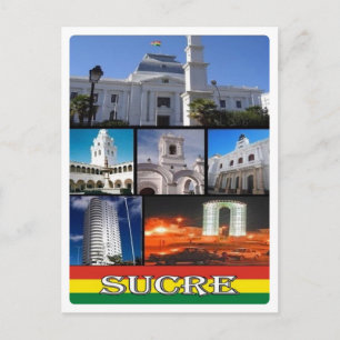 Bolivia - Sucre - Mozaïek - Briefkaart