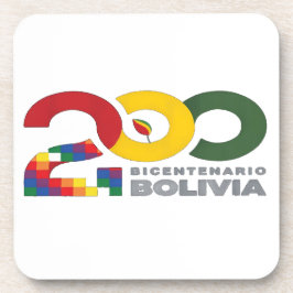 Bolivia tweehonderdjarig bestaan 200 jaar bier onderzetter