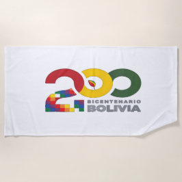 Bolivia tweehonderdjarig bestaan 200 jaar strandlaken