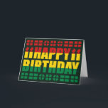 Bolivia Vlag Birthday Card Kaart<br><div class="desc">Het ontwerp op deze wereldvlag verjaardagskaart omvat de woorden 'Happy Birthday' die uit de vlag van Bolivia worden gemarkeerd. Stuur speciale Boliviaanse groeten naar vrienden die het internationale gebaar zullen waarderen.
© 2011 FlagAndMap| Ontwerp van tekenmerken</div>