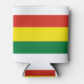 Bolivia vlag blikjeskoeler (Voorkant)