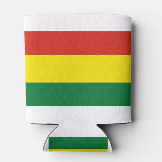 Bolivia vlag blikjeskoeler (Achterkant)