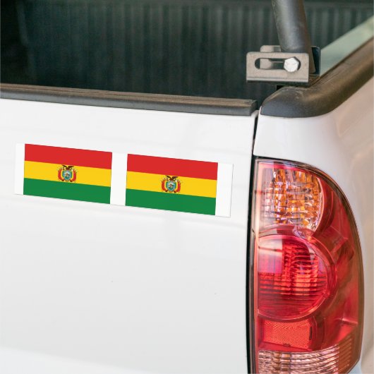 Bolivia vlag bumpersticker (Op Truck)