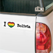 Bolivia vlag bumpersticker (Op Truck)