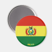 Bolivia Vlag Charming Patriottic Magneet (Voorkant / Achterkant)