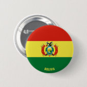 Bolivia Vlag Charming Patriottic Ronde Button 5,7 Cm (Voorkant /achterkant)