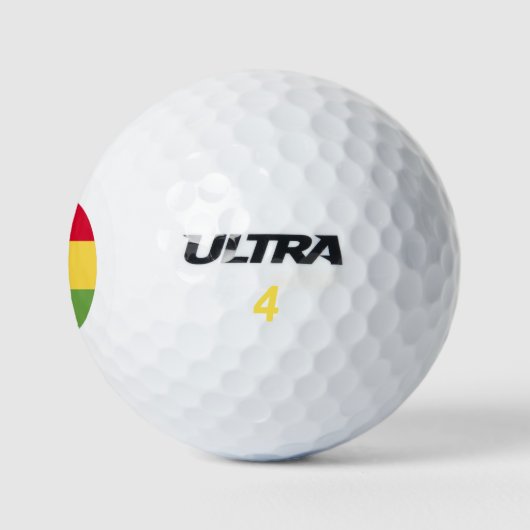 Bolivia vlag golfballen (Logo)