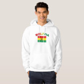 Bolivia vlag hoodie (Voorkant volledig)