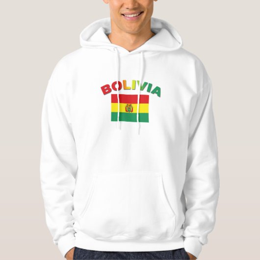 Bolivia vlag hoodie (Voorkant)