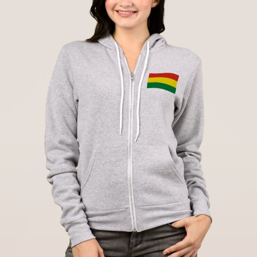 Bolivia vlag hoodie (Voorkant)
