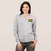 Bolivia vlag hoodie (Voorkant volledig)