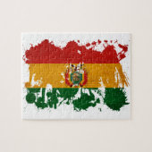 Bolivia vlag legpuzzel (Horizontaal)
