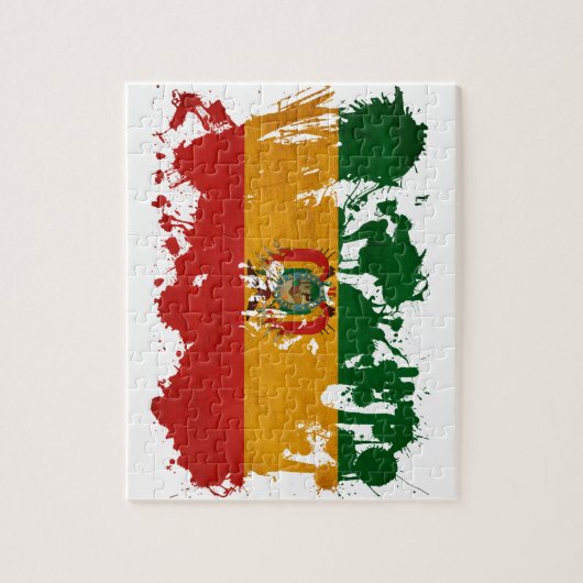 Bolivia vlag legpuzzel (Verticaal)