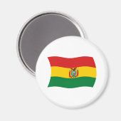 Bolivia Vlag Magneet (Voorkant / Achterkant)