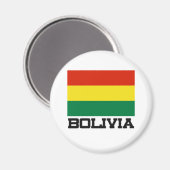 Bolivia vlag magneet (Voorkant / Achterkant)