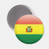 Bolivia vlag magneet (Voorkant / Achterkant)