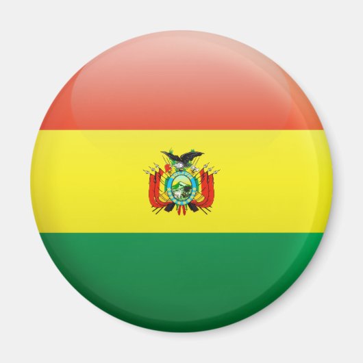 Bolivia vlag magneet (Voorkant)