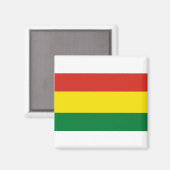 Bolivia vlag magneet (Voorkant / Achterkant)