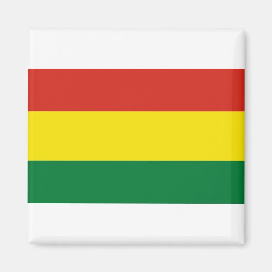 Bolivia vlag magneet (Voorkant)